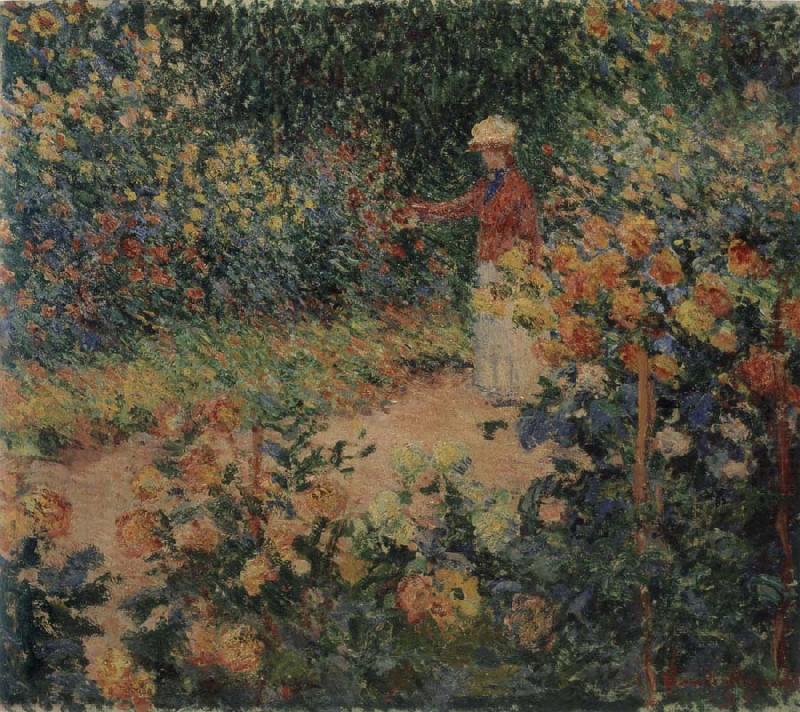 Claude Monet The Artist-s Garden at Giverny china oil painting image